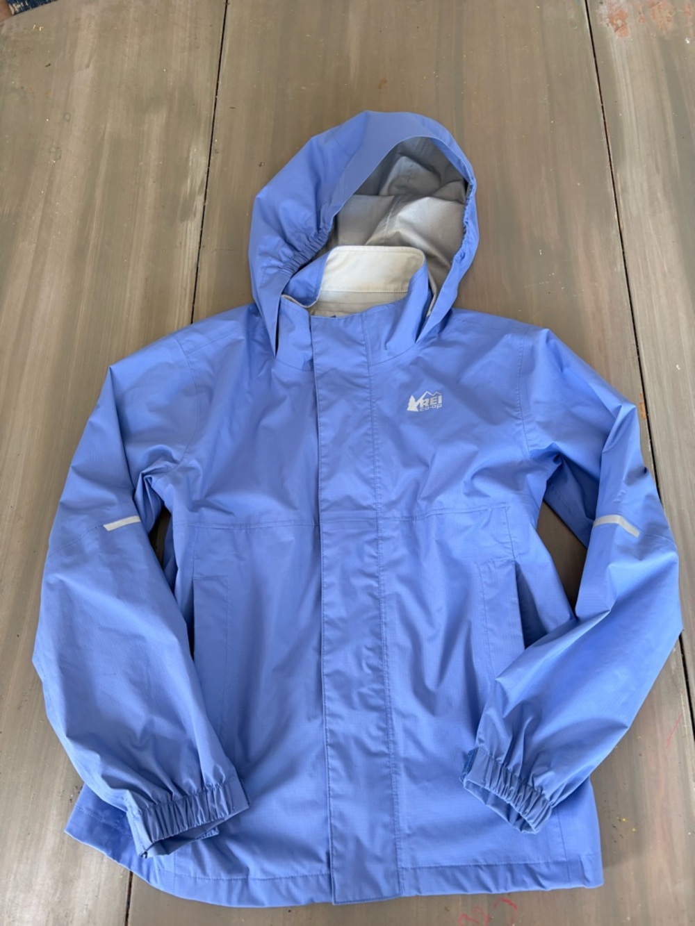 REI Kids' Hooded Rain Jacket - Periwinkle
